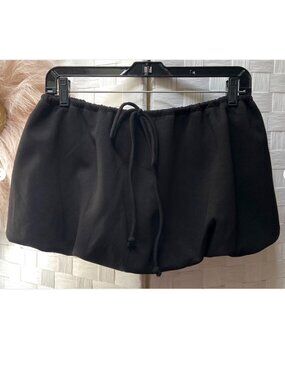 NWT Bucketlist Black Bubble Bandeau Top Size L